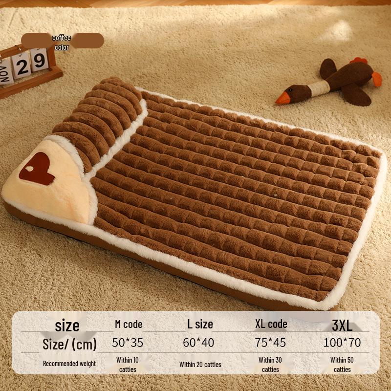Washable Four Seasons Thickened Pet Bed for Deep Sleep – Ideal for Small To Medium Dogs & Cats