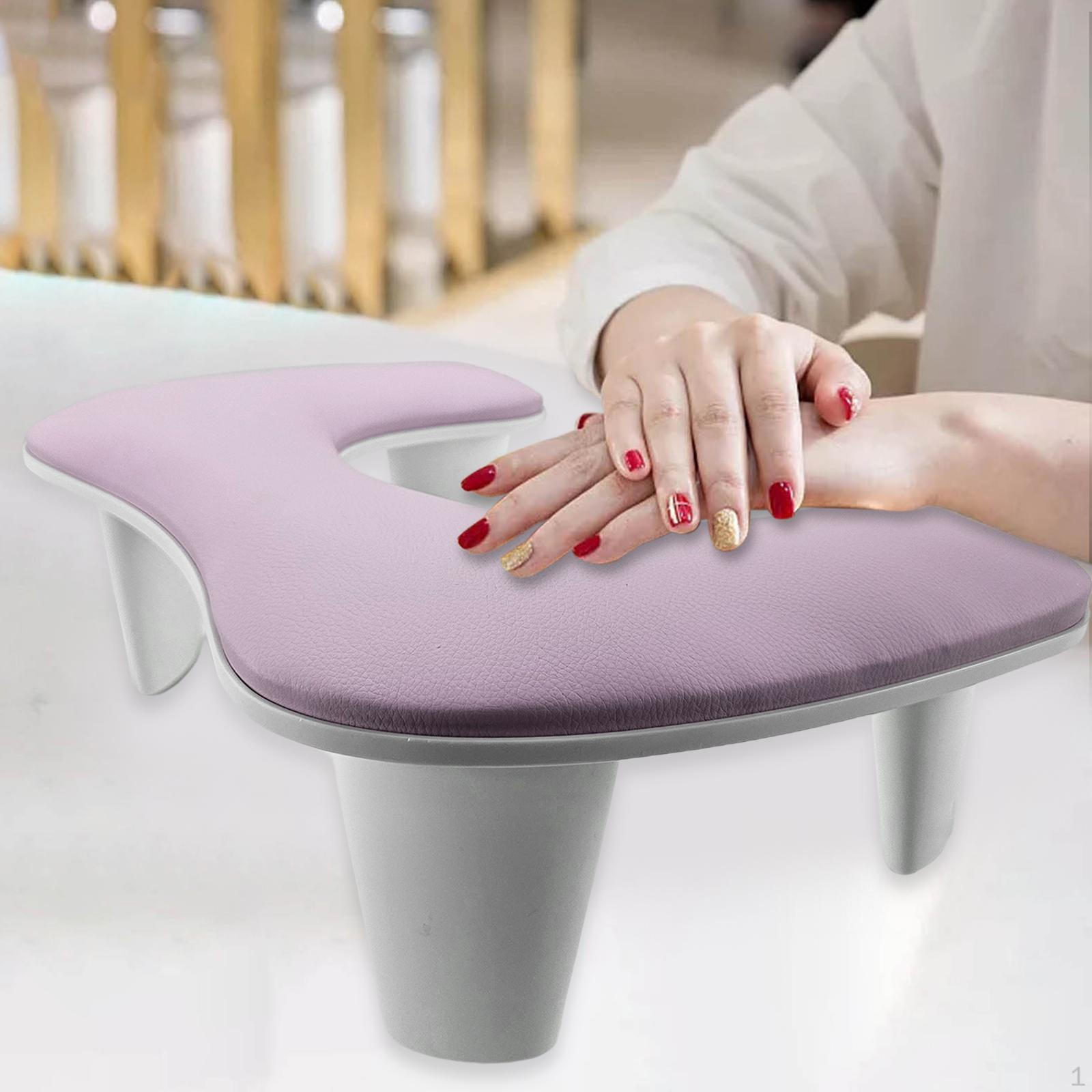 

Подлокотник для маникюра ногтей U-образная практичная подушка для нейл-арта салон розовый