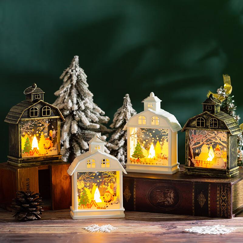 IYOVGOO Vintage LED Christmas Decoration Night Light