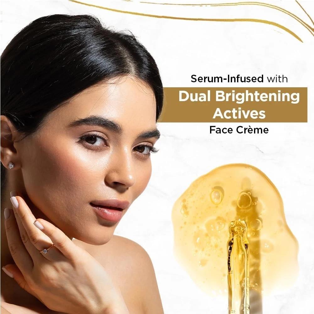 Streax Bright & Shine Serum-Angereicherte Gesichtscreme-Gel, 50g Heller & Strahlender Teint