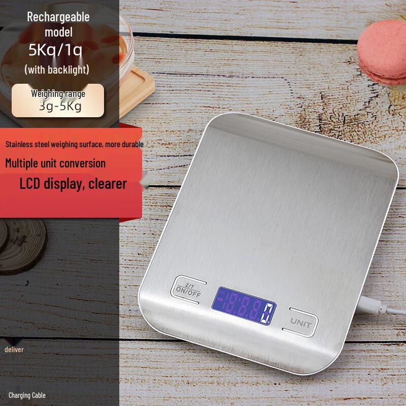

Zhaoran High-Precision Stainless Steel Digital Kitchen Scale