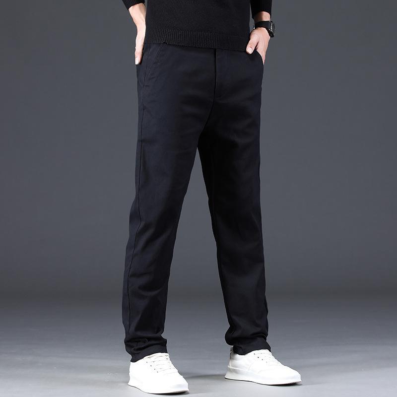Men's Casual Pants Loose Straight Length Pants Fall Wear Versatile Korean Style Trend Spring and Autumn Season