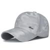 Cross-Border Men's Camouflage Duckbill Cap with Metal Logo - Adjustable Outdoor Sports Sun Protection Cap