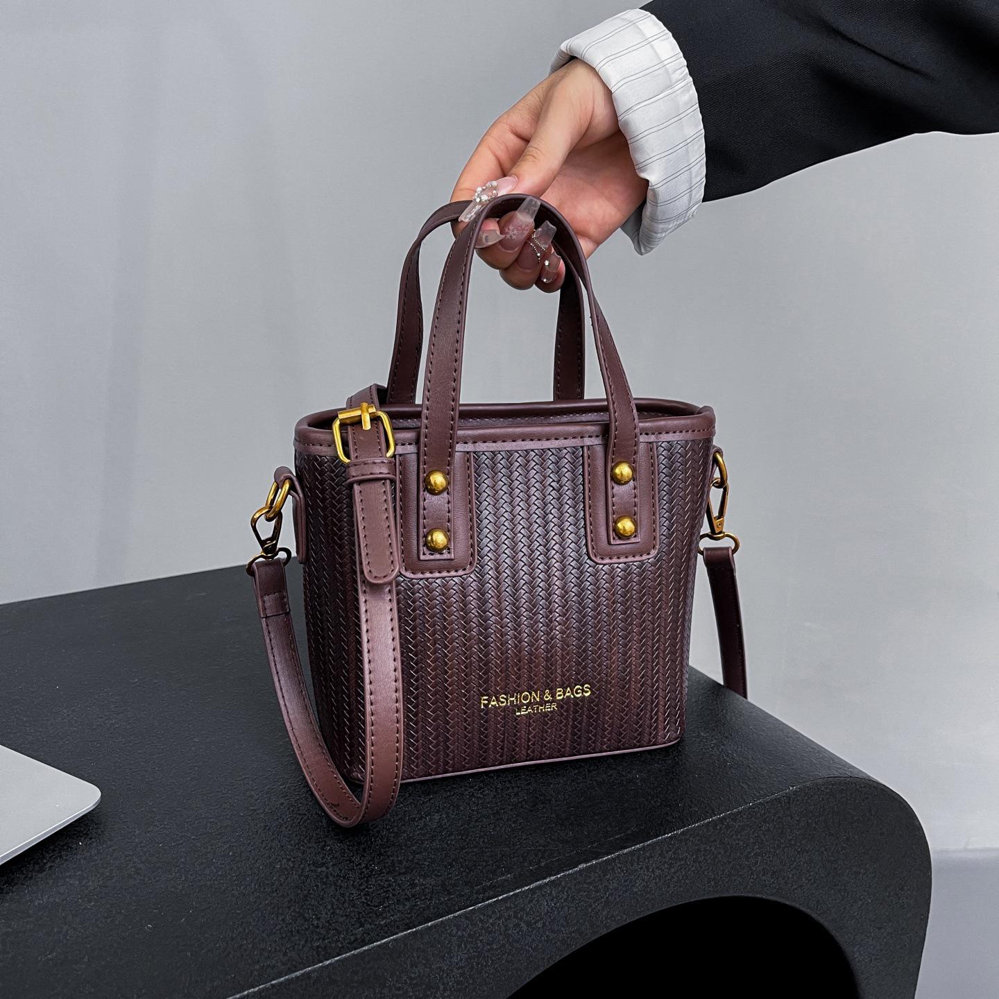 

2025 Высококачественная женская ручная сумка-ведро, через плечо, кроссбоди