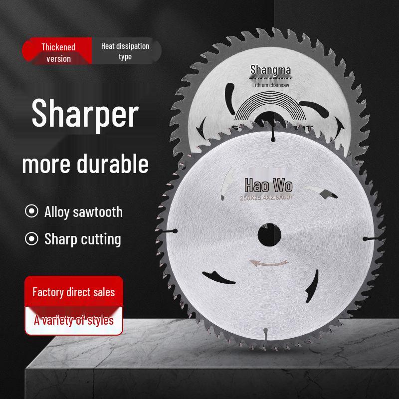 Anti-Nail Carbide Woodworking Saw Blade, Aluminum Cutting, 4-7 Inch for Handheld Angle Grinders