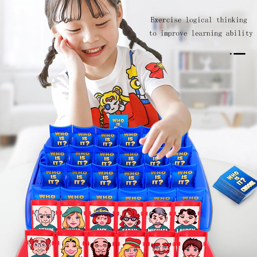 Raten Sie mal, wer ich bin Brettspiel Kartenspiel Kinder Puzzle Brettspiel Spielzeug Brett Eltern-Kind Interaktiv Intelligenz