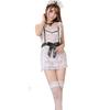 Sexy Sexy Lingerie Perspective Lace Maid Suit Cosplay Maid Sex Uniform Without Temptation