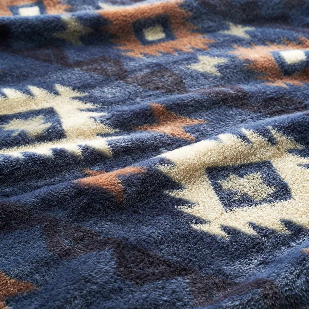 LOGOS Boa & Fleece Chair for 2 Cover (Blue) 73391010