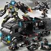 27IN1 SWAT Mecha Building Blocks Robot Police Car Building Blocks Plane Building Blocks Children Toy Christmas Holiday Gift