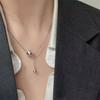 Exquisite Minimalist Ball Pendant Necklace For Women Girls Fashion Temperament Classic Snake Clavicle Chain Birthday Gifts