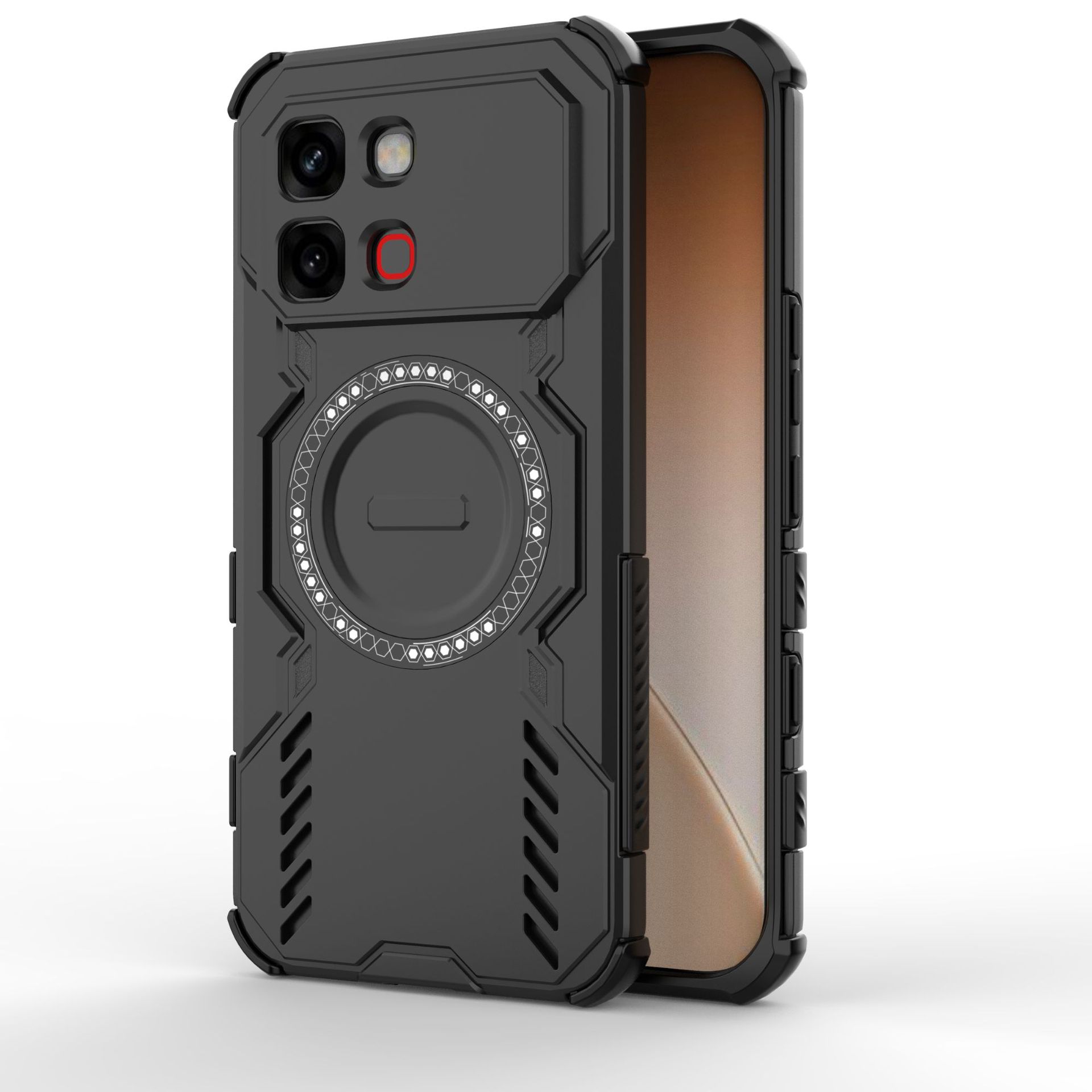 

For For Infinix Note Edge 5G Magnetic Case,Heat Dissipation Shockproof Phone Cover for Infinix Note Edge 5G чёрный