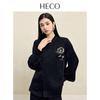 HECO New Chinese Style Acetate Beaded Embroidery Commuter Shirt