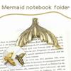 Retro Goldfish Tail Metal Book Clip Anti Folding Book Fixing Clip Multifunctional Anti Slip Book Clip Accessories