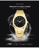 BESTWIN Men's Waterproof Quartz Watch with Butterfly Double Snap Closure
