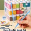 Push-button Type Bead Placement Pen Ergonomic Grip Bead Positioning Pen  DIY Educational Toys