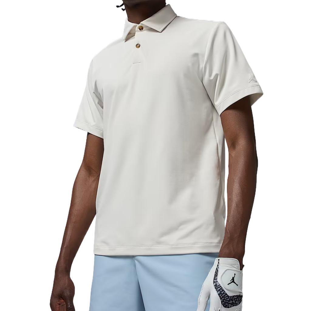 Jordan SS25 Stealth Evaporation Comfortable Versatile Simple Fashion Golf Polo Shirt Short Sleeve Men Tops Phantom-Gray White HQ8479-030