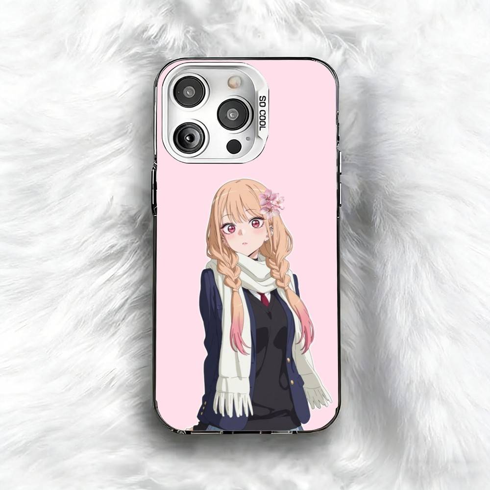 

Моя D-Dress-Up D-Darling Чохол для телефону iPhone 16 17 15 14 12 13 Pro Max Чорний Колір Ударостійкий Чохол iPhone16plus