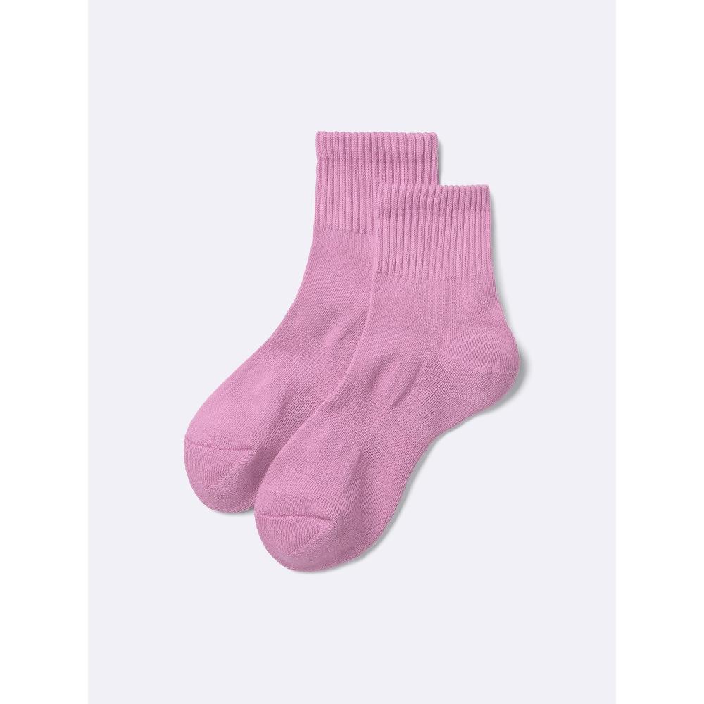 Gu Rib Pile Ankle Socks