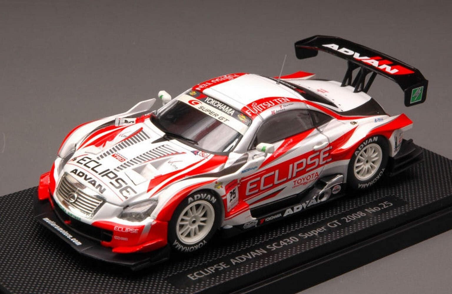 

Ebro Eclipse Advan SC430 Super GT500 2008 Finished Product 1/43 #25 White/Red