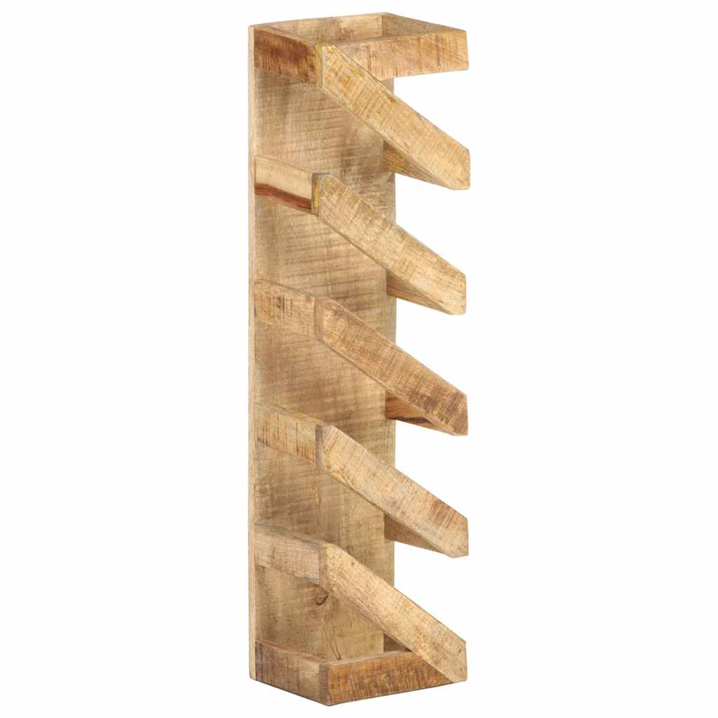 Wine Rack for 5 Bottles Mango Solid Wood