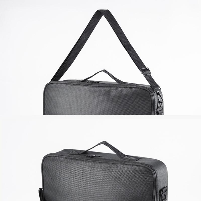 Hairdressing Bag Hairstylist Travel Bag Cosmetics Beauty Hairdresser Bag with Shoulder Strap Barber Tool Storage Bag