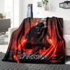 Custom Name Dark Side Mastery Party Blanket For Couch Bed Plush Cozy Fuzzy Blanket Super Soft Warm Blankets For Fall And Winter 0916170