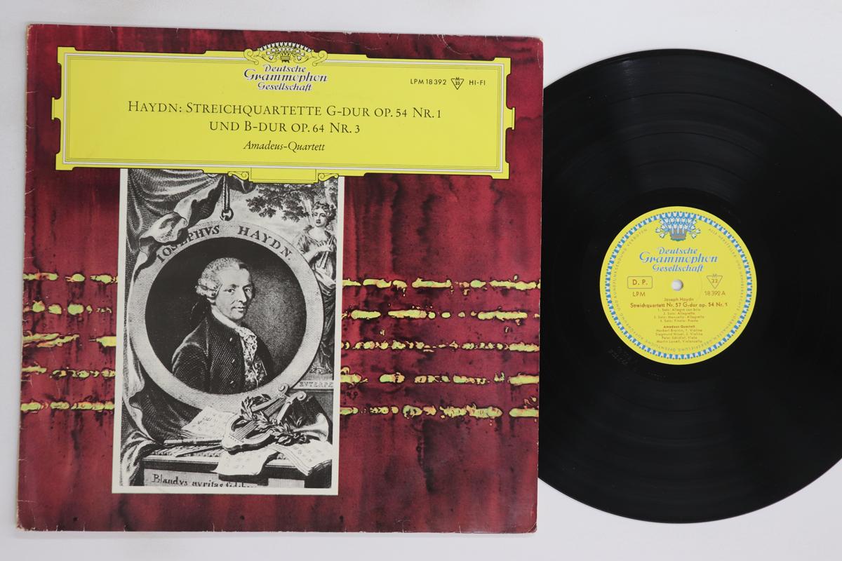 

LP Запись AMADEUS QUARTETT - Гайдн Струнные квартеты №57 / №65 LPM18392 DEUTSCHE GRAMMO 1960 Германия Классика Б/У