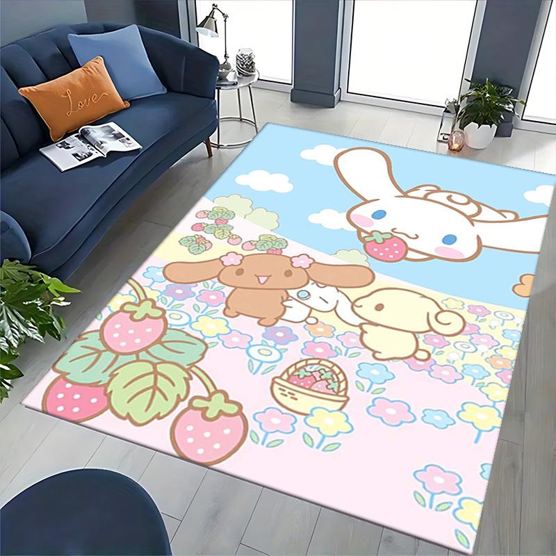 Anime Cartoon Design Chair Mat - Non-Slip Carpet for Office Chairs, Home Decor, Living Room, Bedroom, Game Room & Dormitory (Seasonal Gift).E083