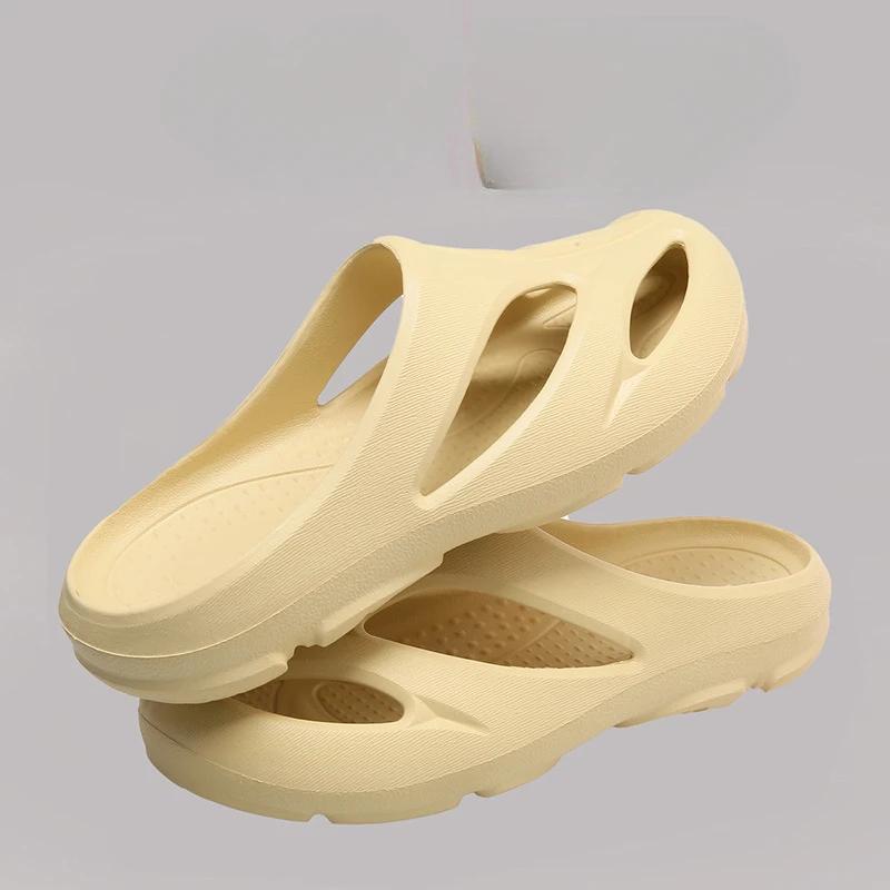 Fashion 2024 Summer New Men's Casual Shoes Baotou Beach Shoes Women's Cool Slippers