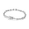 KNOBSPIN 6.3 - 8.1ct Moissanite Tennis Bracelets for Women Men D VVS1 Lab Grow Diamond s925 Silver Plated Bracelet