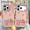 Phone Case: 2D Flat Samsung Galaxy A34 A35 M05 M06 S20 S22 S21 FE Plus 5G Protective Case, Cake, Coffee, Desserts, Perfect Christmas and Halloween Hol