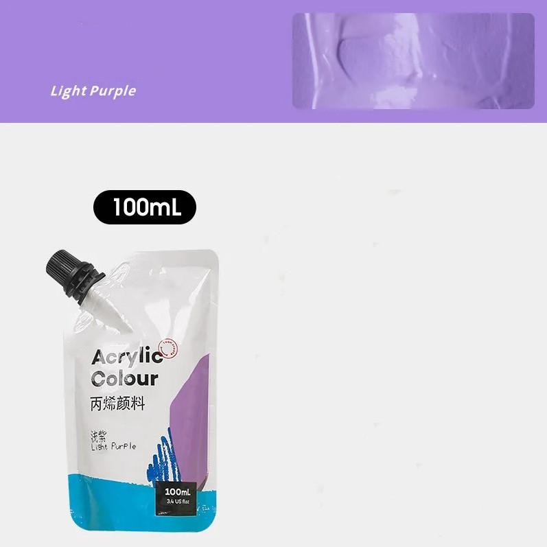 

Самонесущая сумка 100 мл, водонепроницаемые акриловые краски, портативная маленькая упаковка, сумка для дополнений к краскам, студийные принадлежности для занятий искусством