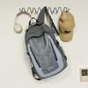Schoolbag Fog Gray Adjustment Machine Wind Anti-splashing Backpack Junior High School Outdoor Play Couple Mountaineering Leisure Backpack