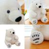 Charming Arctic Bear Plush Toy Cute Stuffed Animal For Kids Cozy Decorative Cushion