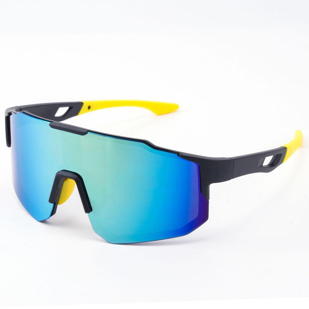 Large-Frame One-Piece Windproof Sunglasses for Cycling, Fishing & Driving