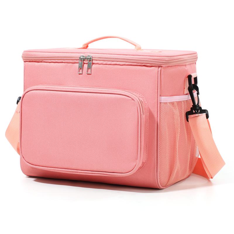 Portable Insulated Oxford Cloth Lunch Bag - Handheld & Shoulder Carry, Ideal for Picnics & Outdoor Use