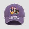 Demon Hunter Girls' Printed Baseball Cap, Retro Baseball Cap, Casual Cotton Sports Washed Cap