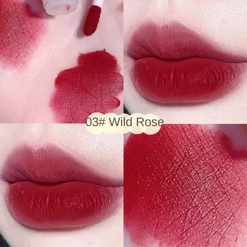Soft Colour Velvet Lip Glaze Matte Matte Natural Makeup Holding Non-Stick Cup Vegan White Lip Glaze