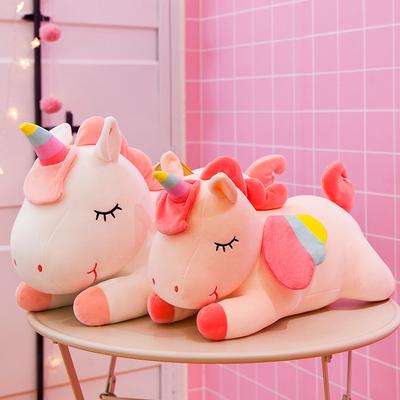 Regenbogen Engel Einhorn Puppe Plüschtier Große Größe Kissen Schlafpuppe Super Weiche Puppe Geburtstagsgeschenk