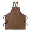 Oil Resistant Canvas Apron All Cotton Household Milk Tea Coffee Shop Kitchen Gardening Work Denim Apron Printing