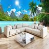 Wallpaper 3d Coconut Tree Landscape Mural Nature Scenery Wall Mural Living Room Tv Sofa Bedroom 3d Home Decor