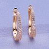 Orecchini a clip MINTHA Trendy Colore Oro Rosa Matrimonio Gioielli Moda Quotidiana Zirconia Cubica Orecchini Geometria Per Donne Orecchini Geometria Sposa