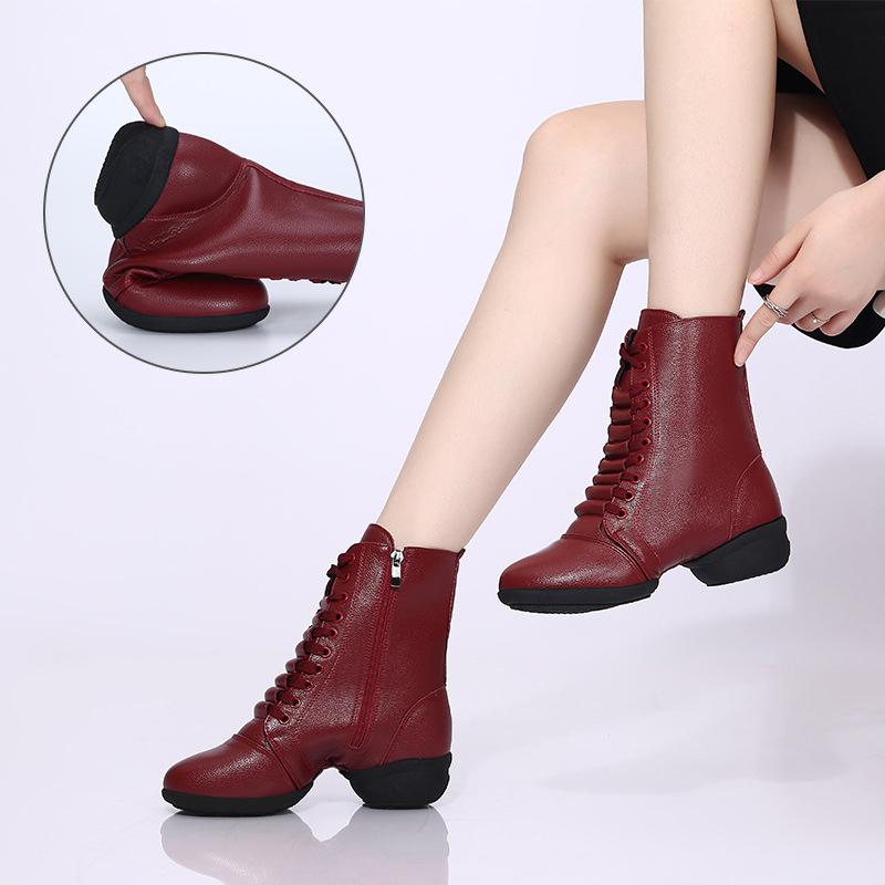Square Dance Shoes Dancing Shoes Women's Flat-bottom Sailor Dance Shoes