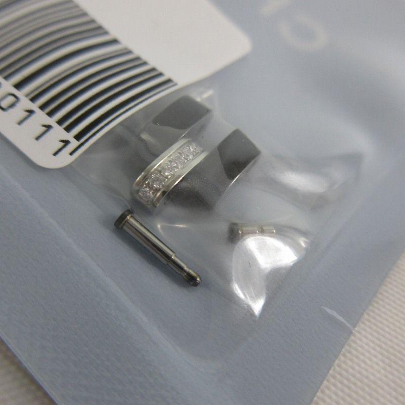 Used CHANEL Unopened J12 19MM Width 9mm Diamond 0.06ct Watch Top Ceramic Black H5382 Accessories