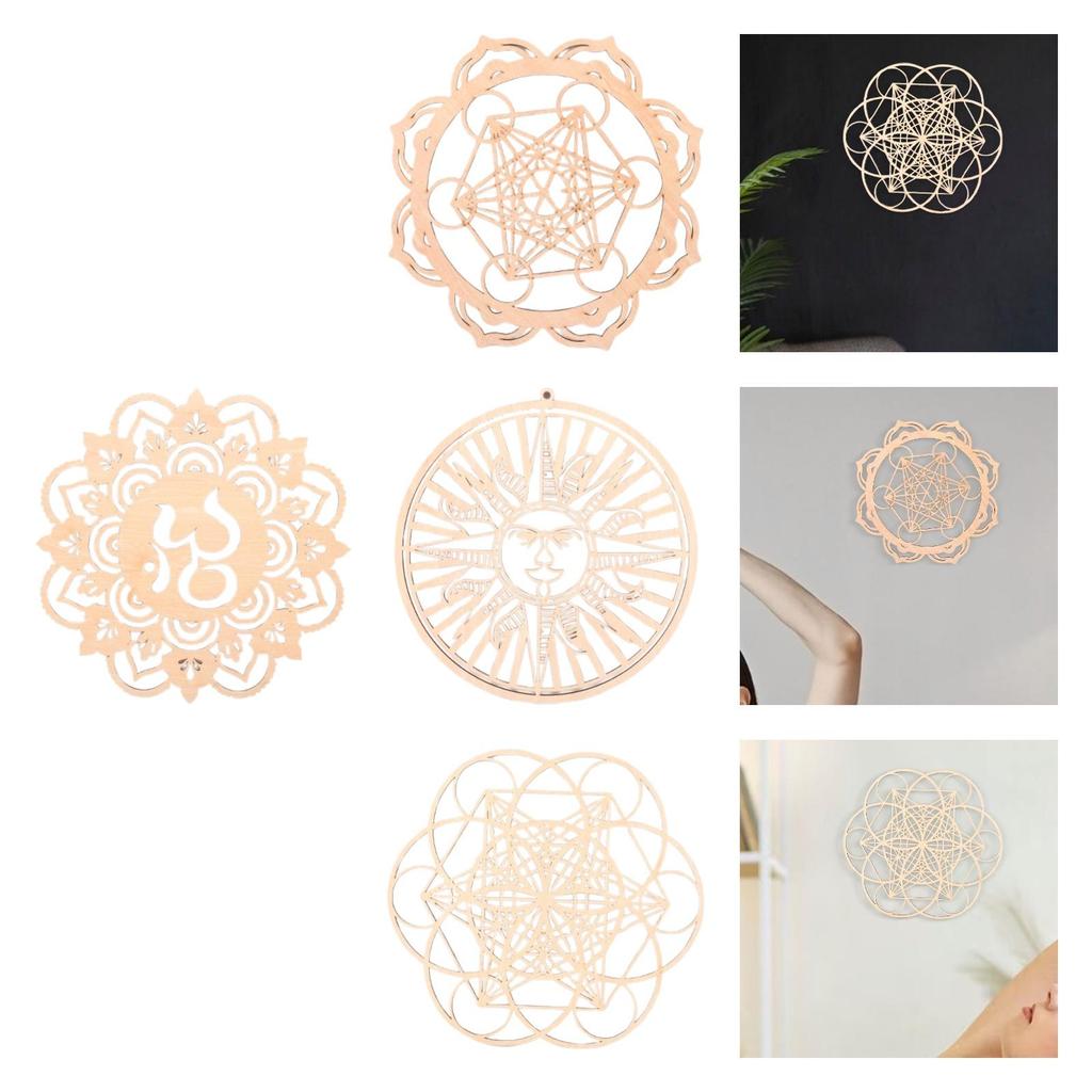 Heilige Geometrie Wandkunst Böhmisch Marokkanisch Indische Kunst Holzkunst Wand