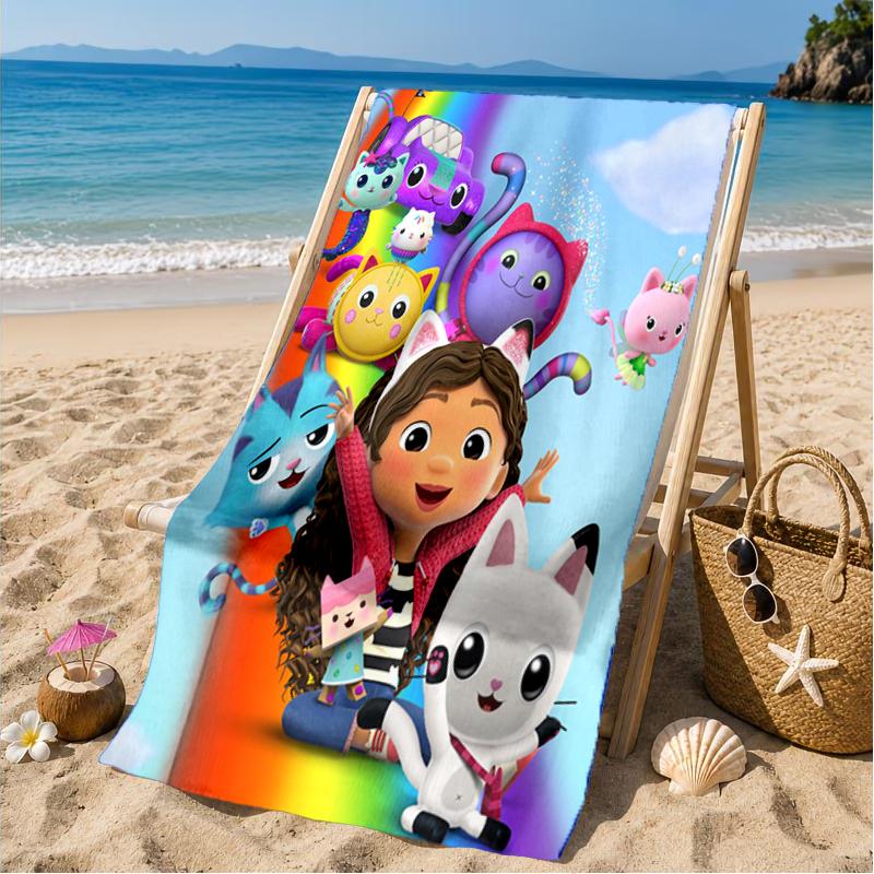 Rainbow Friends Dollhouse Beach Towel, Microfiber Beach Towel, Perfect For Pool, Beach, Travel, Home Decor Beach Party Fan gifts