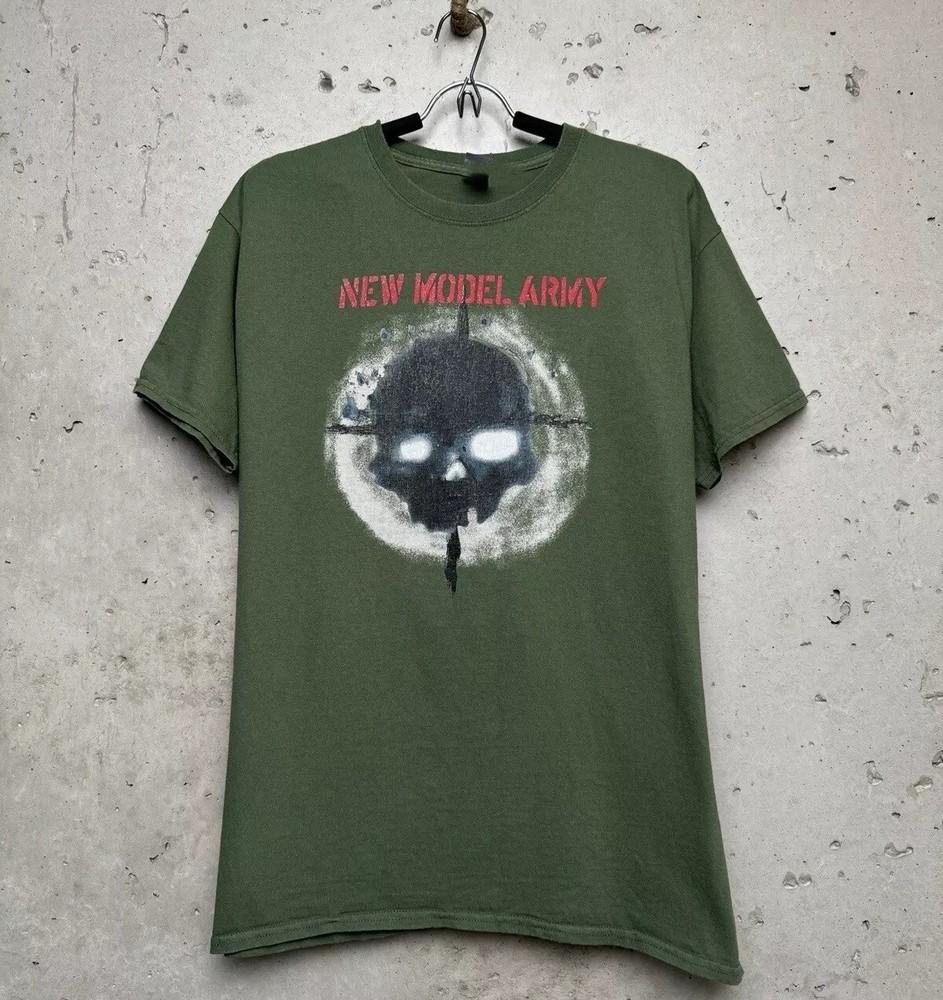 New Model Army Band T Shirt Green Full Size Gift Fans MI800 Unisex T-Shirt XXXL