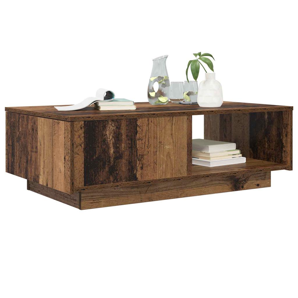 Coffee Table with Drawers Reclaimed Wood Look 95 x 55 x 31 cm Engineered Wood