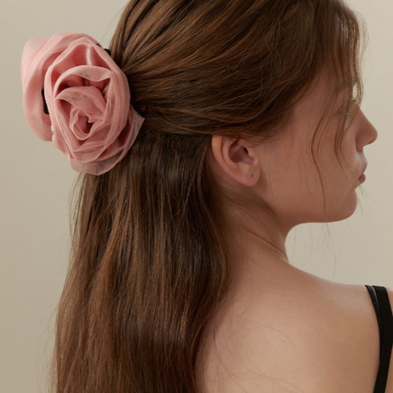 Tatiana Pom Pom Rose Hair Crow Clip HB2253