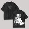 2026 Hot Sale Toga Himiko My Hero Academia T-shirt Vintage Y2k Washed T Shirt Summer Short Sleeve Loose Cotton Tees Tops Men Women Clothing